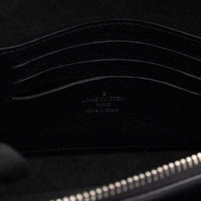 Mylockme Chain Pochette Black Leather