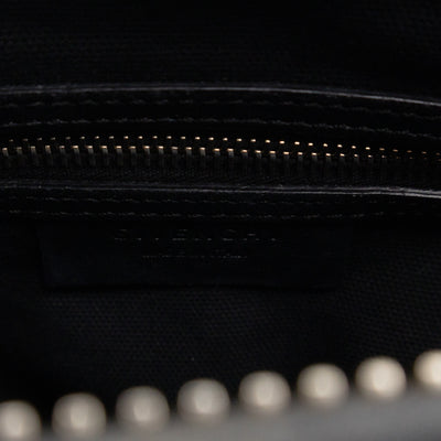 Antigona Mini Black Croc Embossed Leather