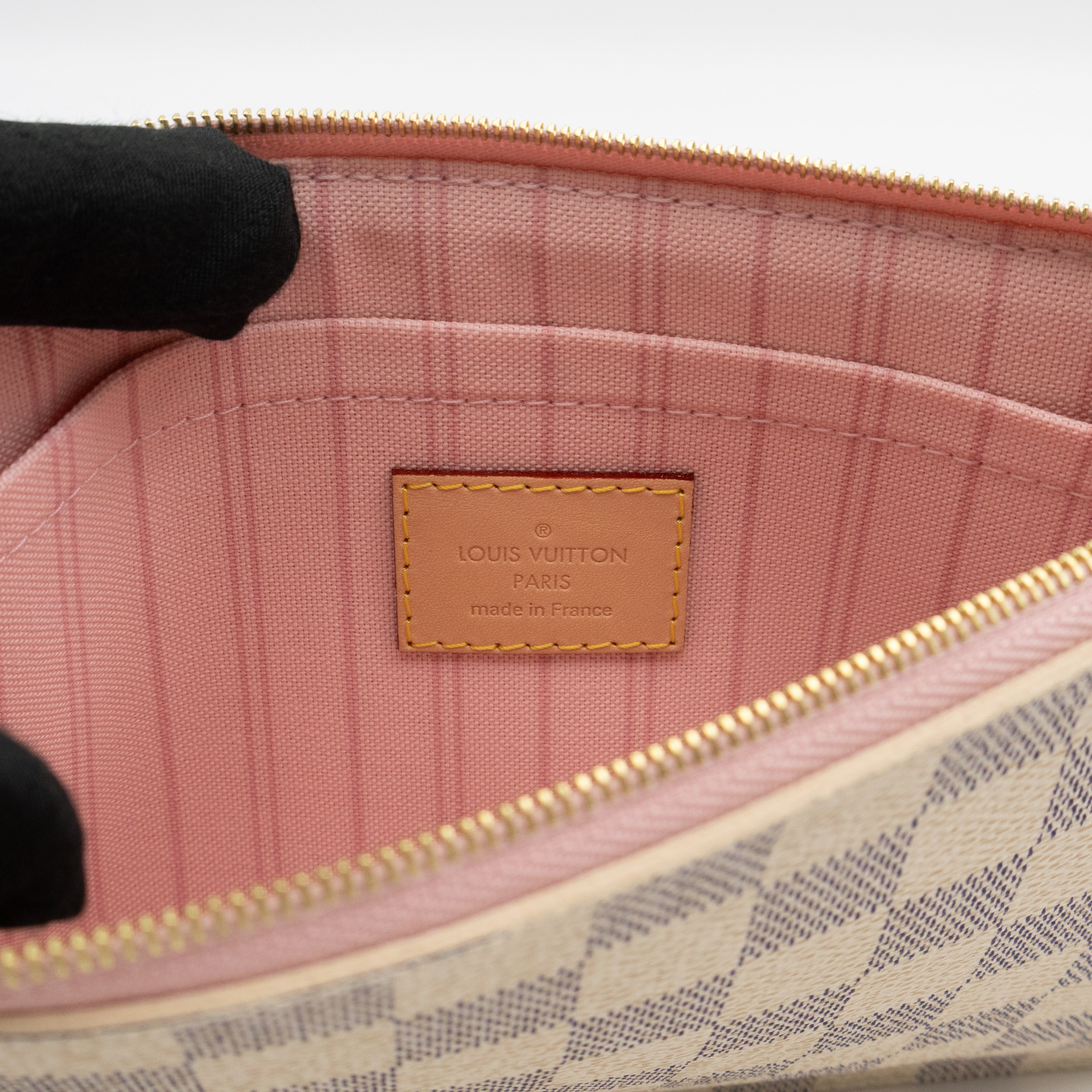 Neverfull Pochette Damier Azur