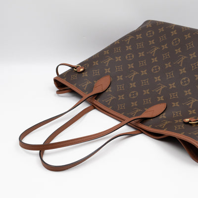 Neverfull MM Inside Out Monogram Canvas Tan Leather
