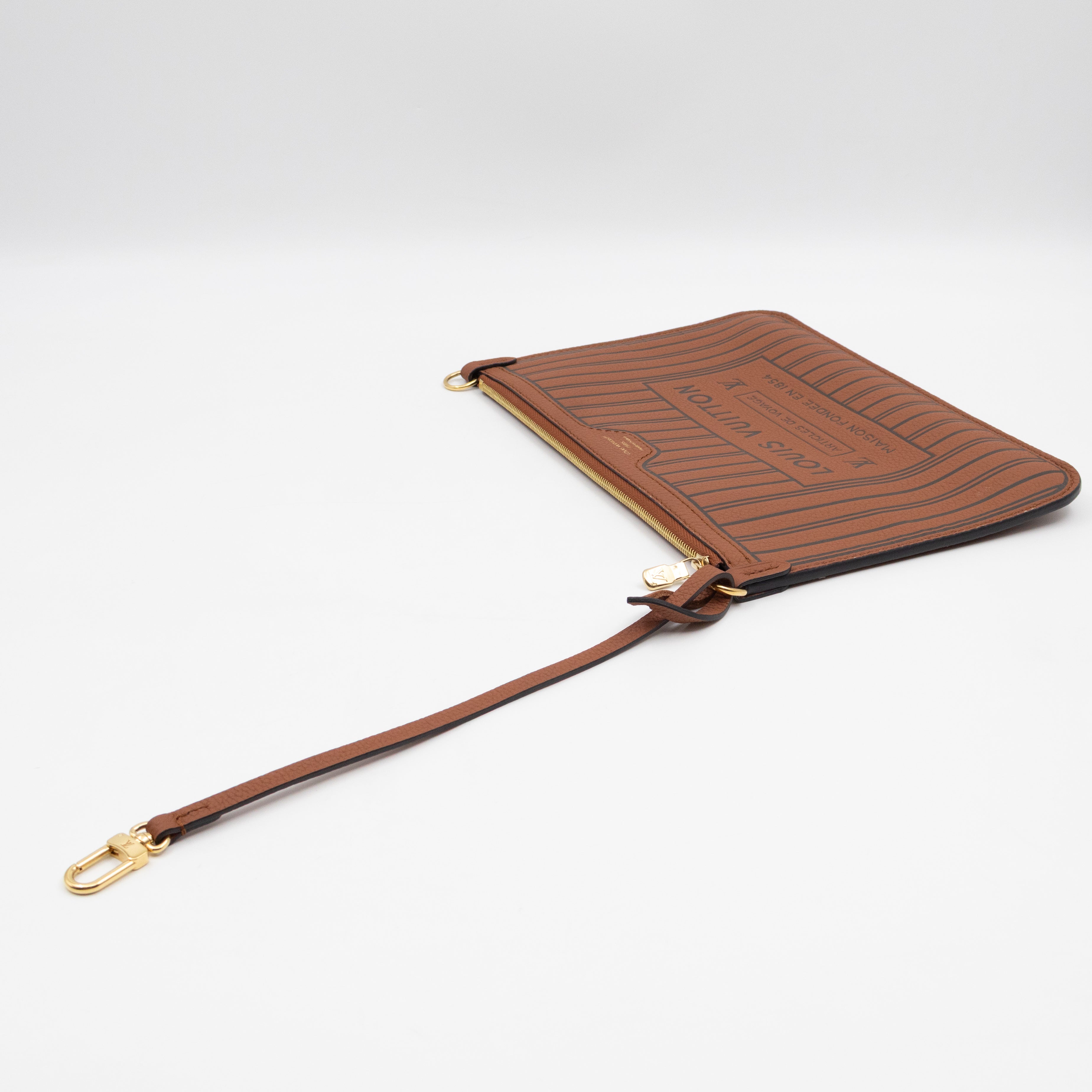 Neverfull MM Inside Out Monogram Canvas Tan Leather