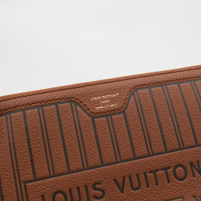 Neverfull MM Inside Out Monogram Canvas Tan Leather