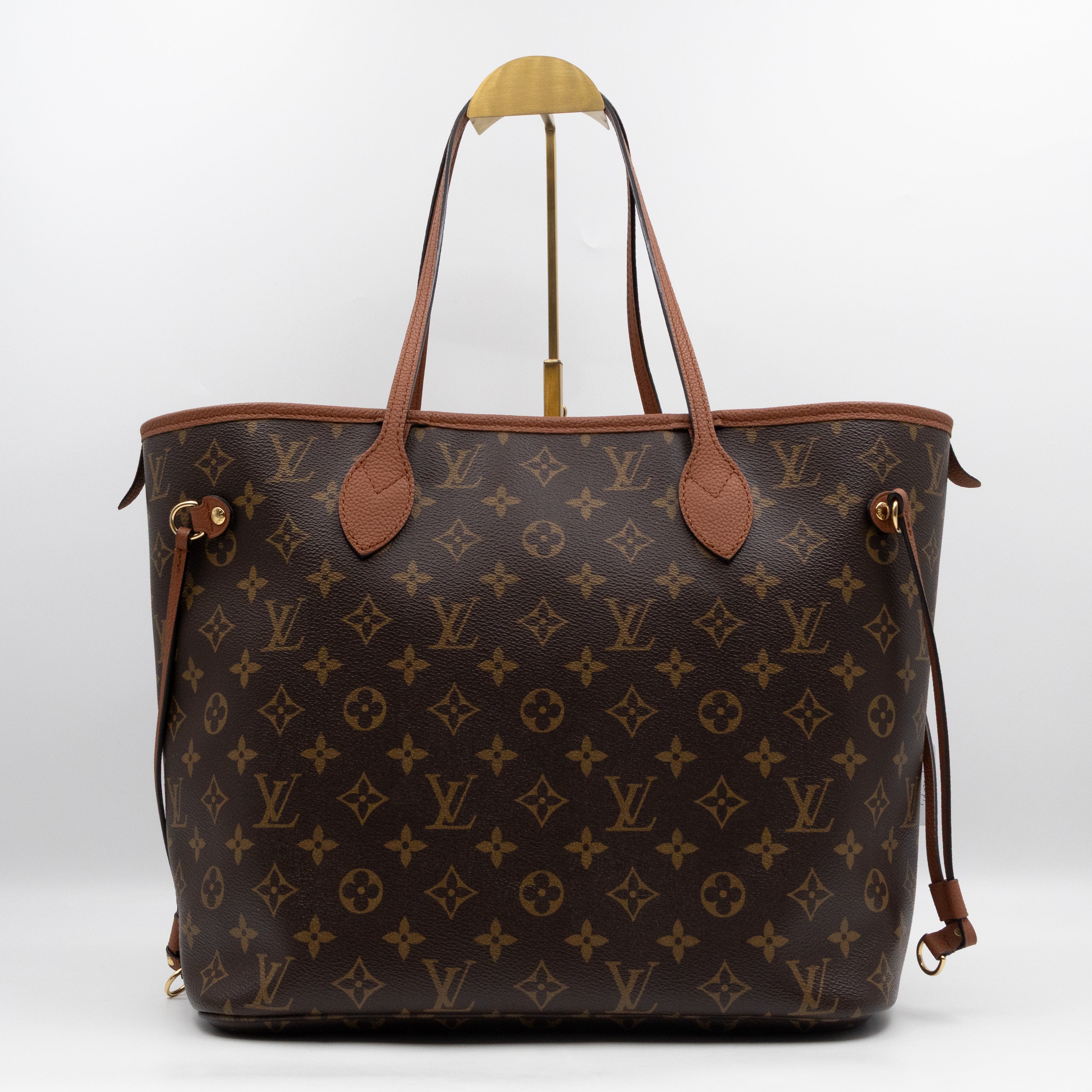 Neverfull MM Inside Out Monogram Canvas Tan Leather