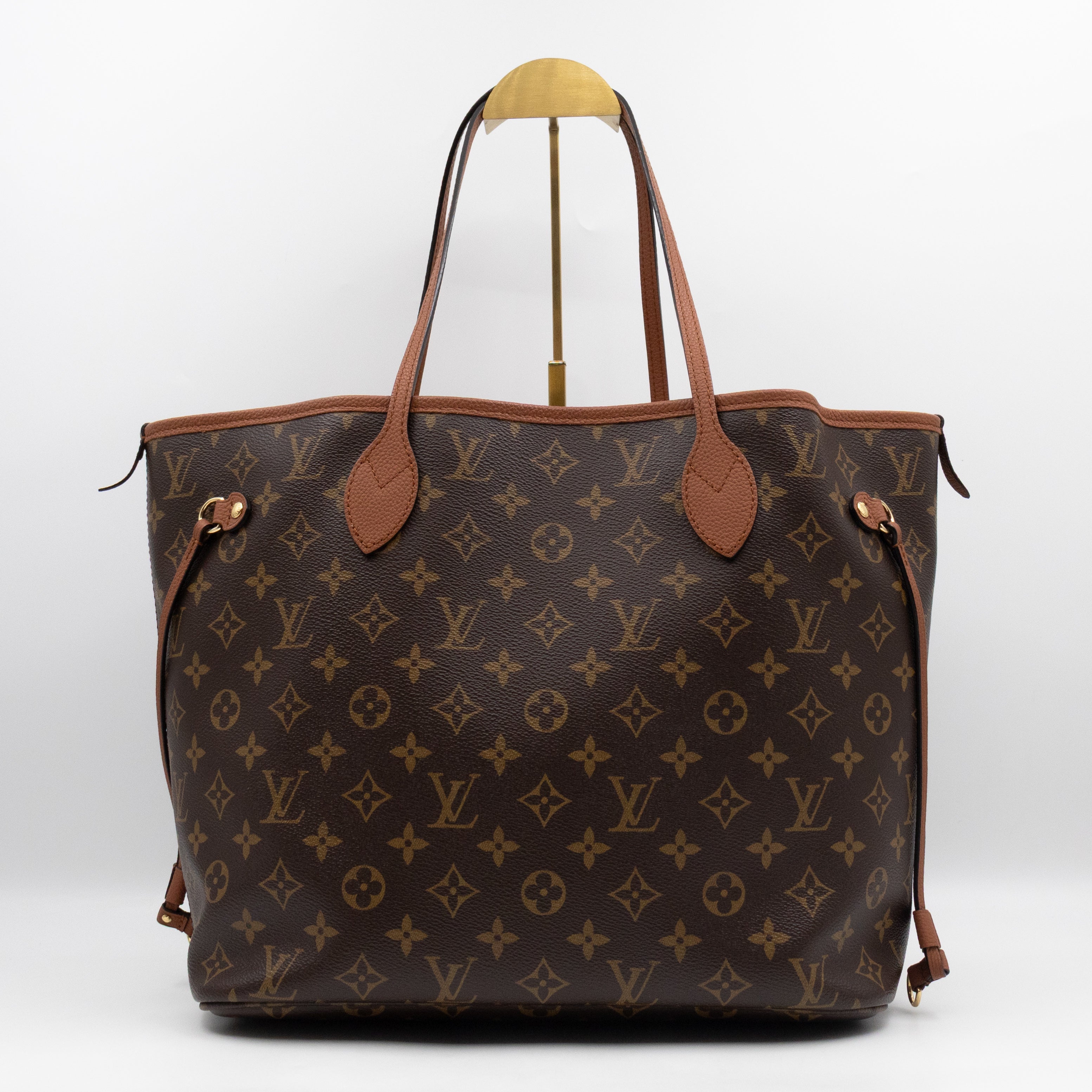 Neverfull MM Inside Out Monogram Canvas Tan Leather
