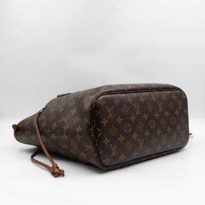 Neverfull MM Inside Out Monogram Canvas Tan Leather
