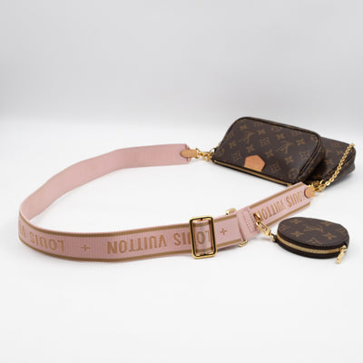 Multi Pochette Accessoires Monogram Rose