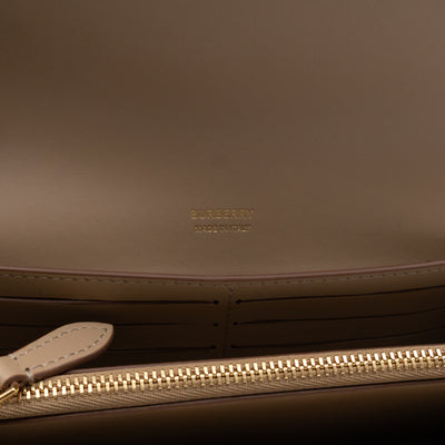 Continental Wallet Beige Leather