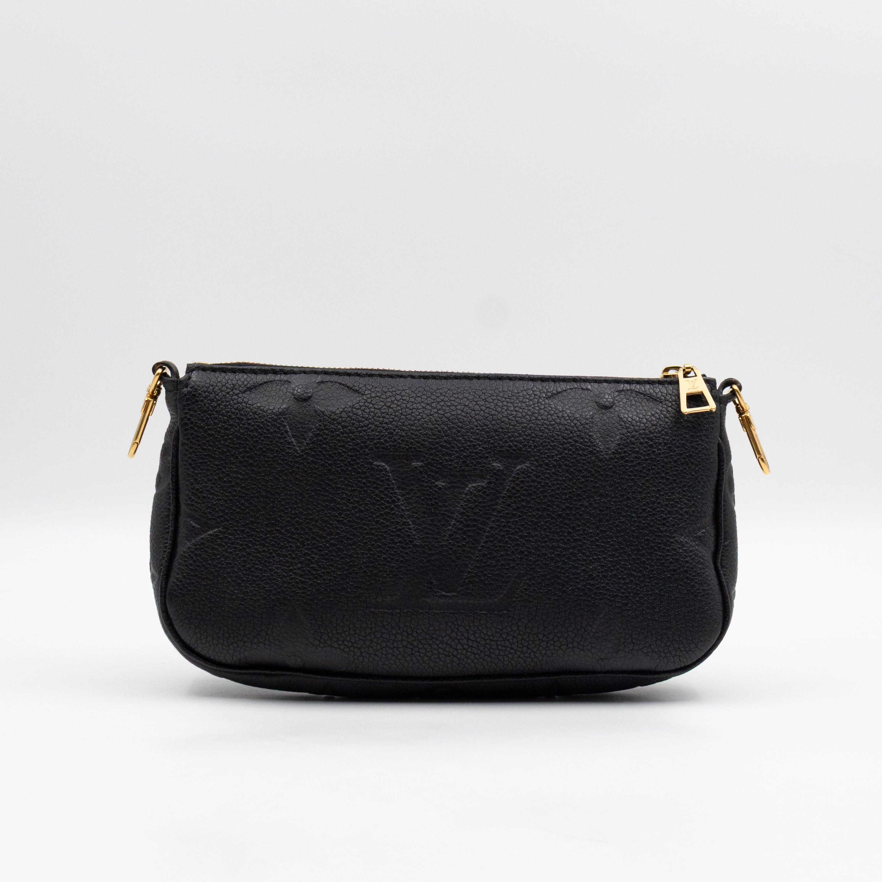 Multi Pochette Accessoires Black Monogram Empreinte