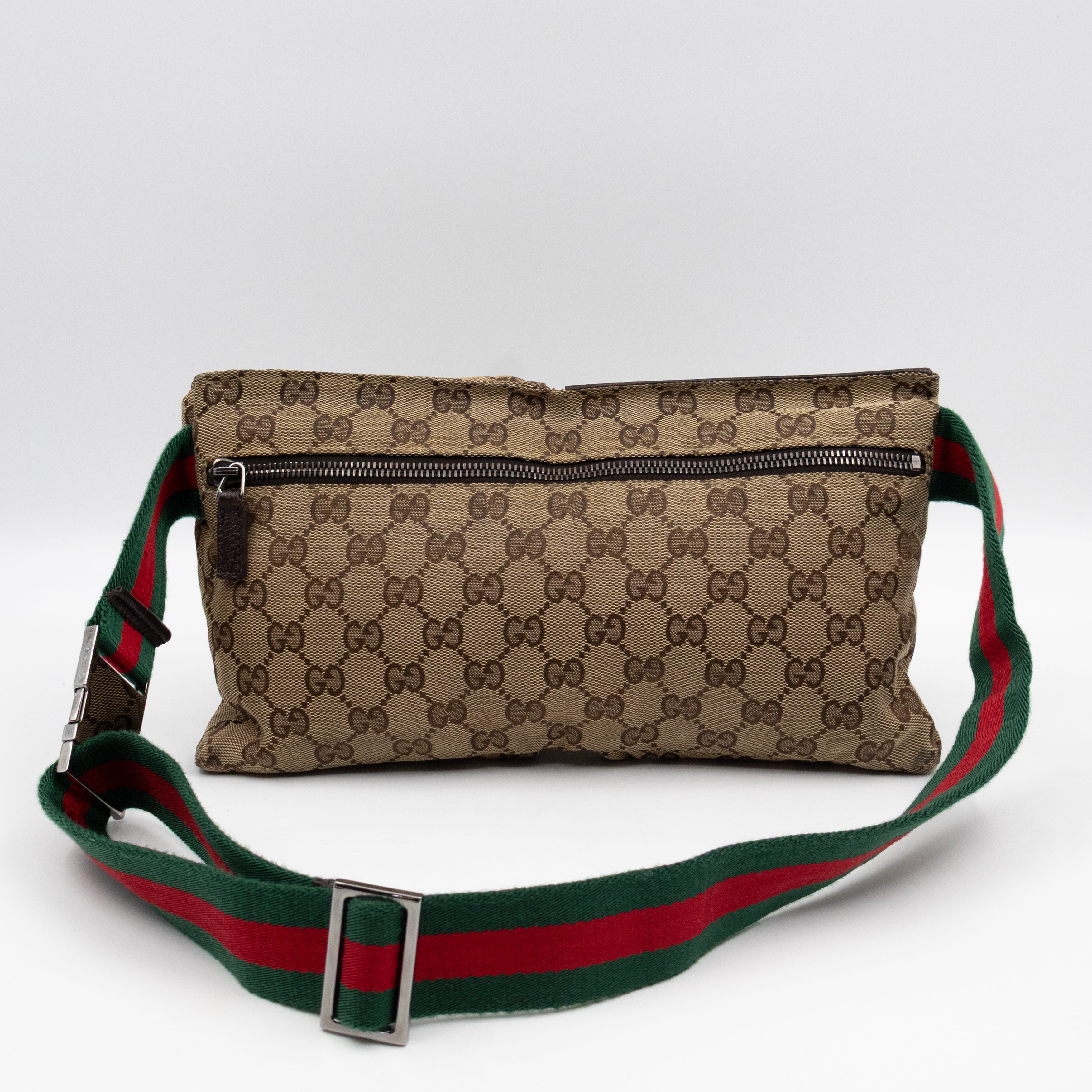 Belt Bag GG Canvas Brown Leather