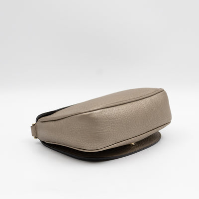 Mini Soho Flap Bag Champagne Leather