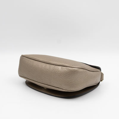 Mini Soho Flap Bag Champagne Leather
