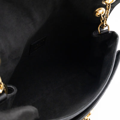 Anytime Flap Bag Black Monogram Empreinte Leather
