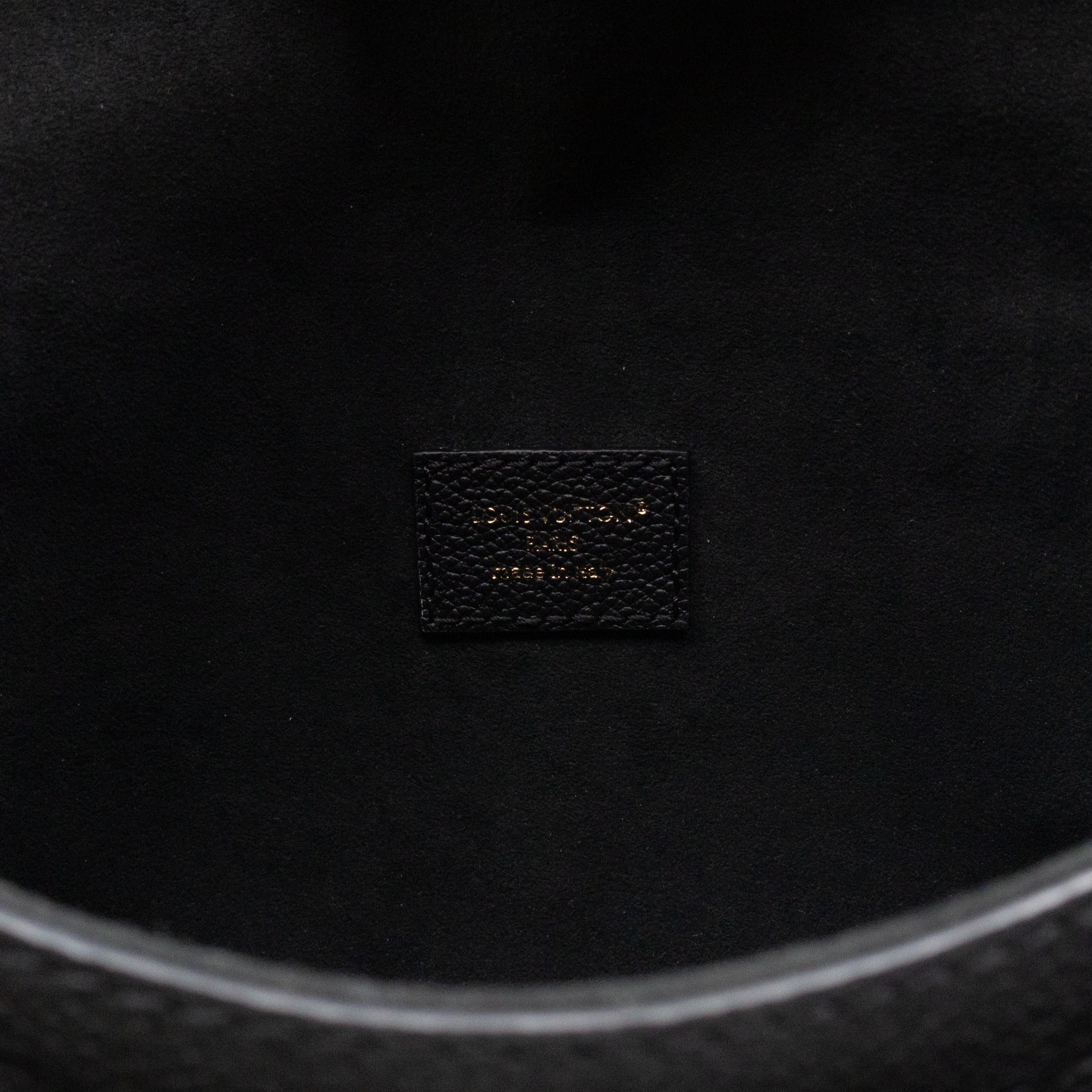 Anytime Flap Bag Black Monogram Empreinte Leather