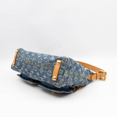 Baggy PM Blue Denim Monogram