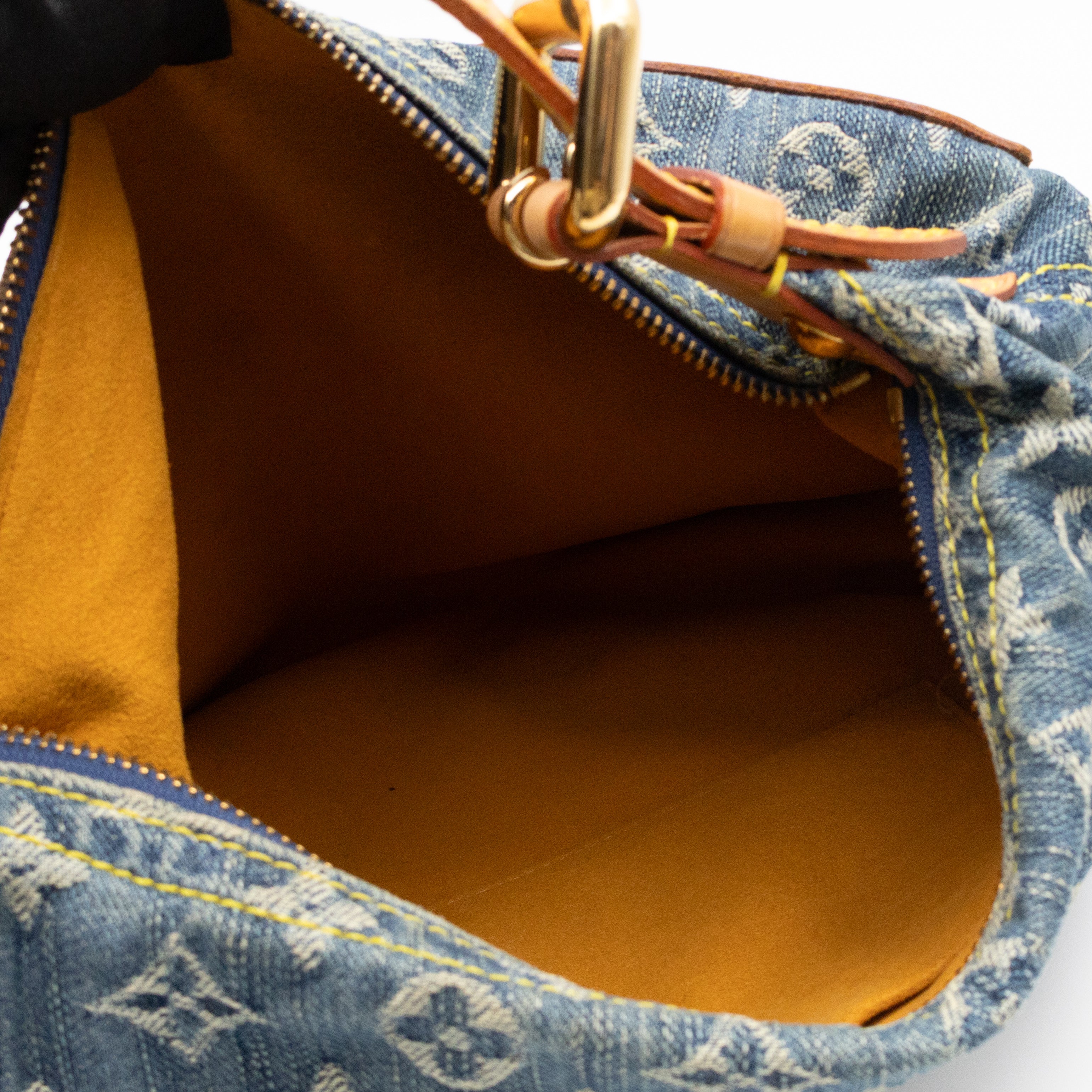Baggy PM Blue Denim Monogram
