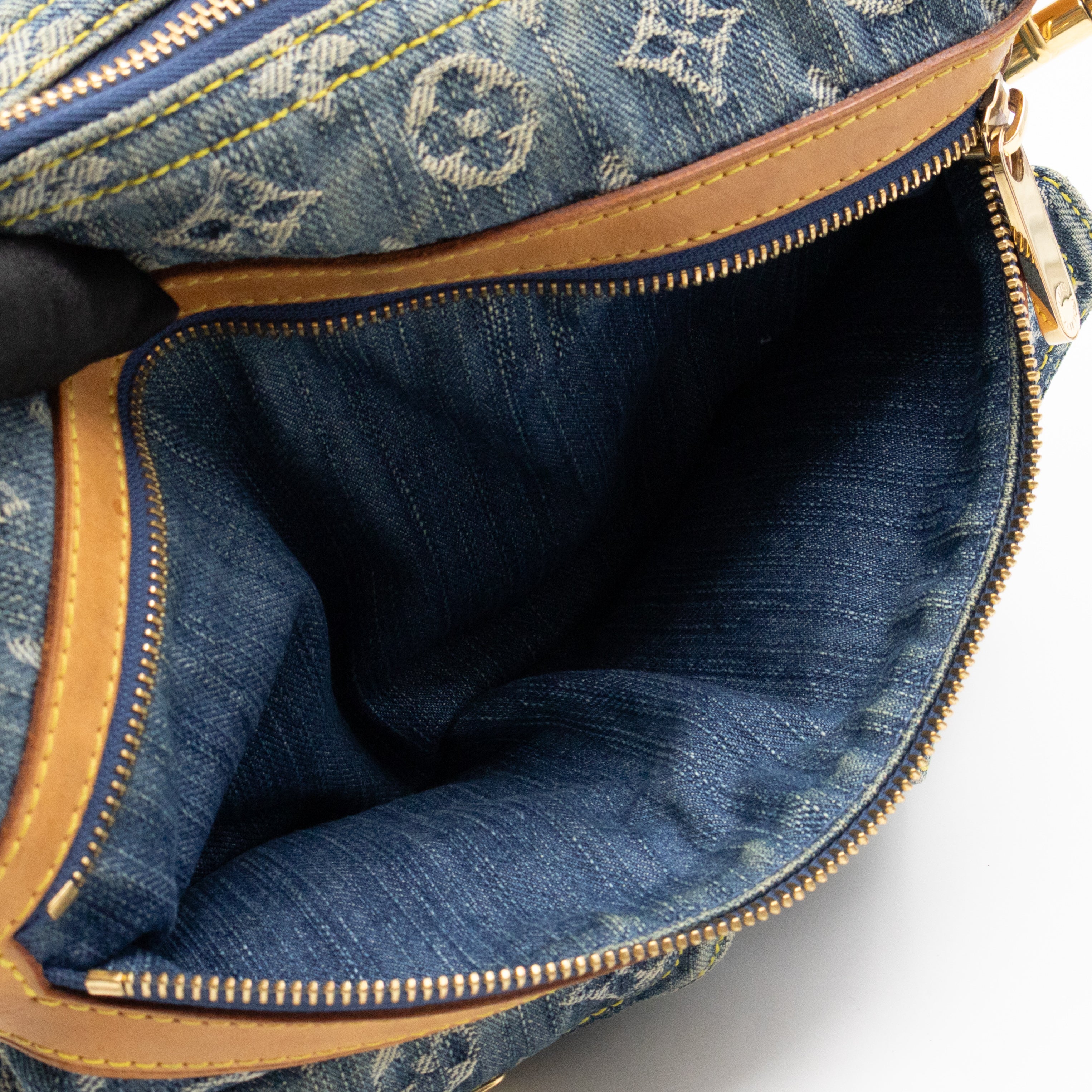 Baggy PM Blue Denim Monogram