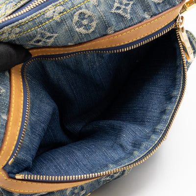Baggy PM Blue Denim Monogram