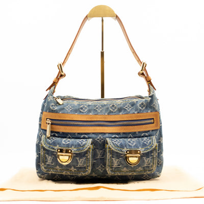 Baggy PM Blue Denim Monogram
