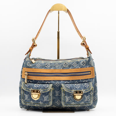 Baggy PM Blue Denim Monogram