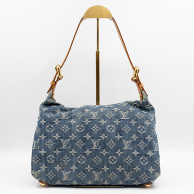 Baggy PM Blue Denim Monogram