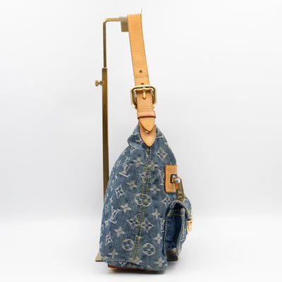 Baggy PM Blue Denim Monogram