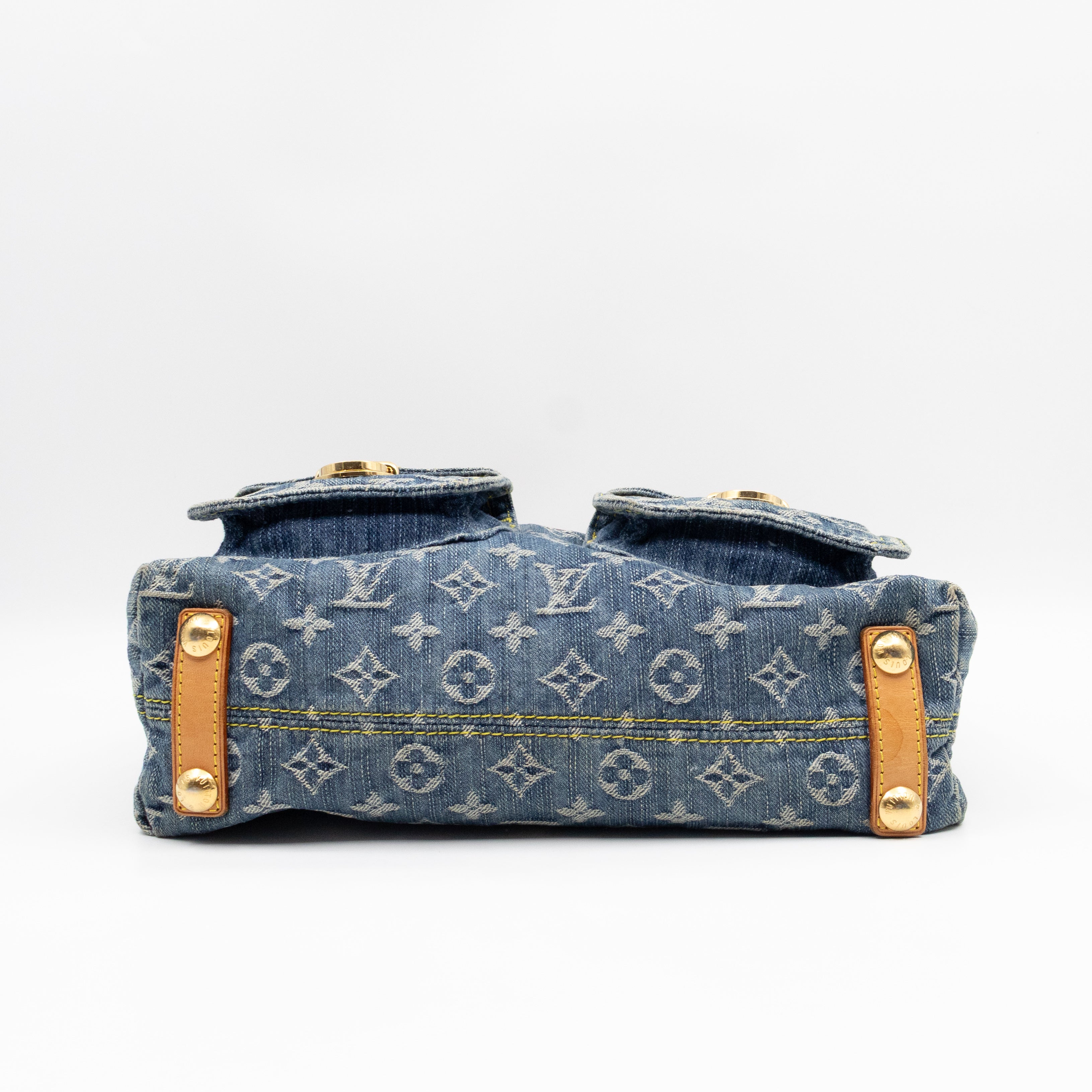 Baggy PM Blue Denim Monogram