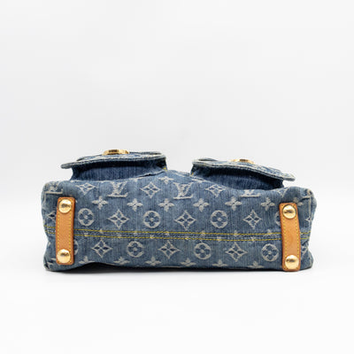 Baggy PM Blue Denim Monogram