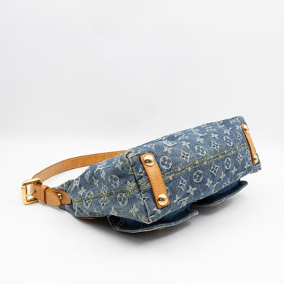 Baggy PM Blue Denim Monogram