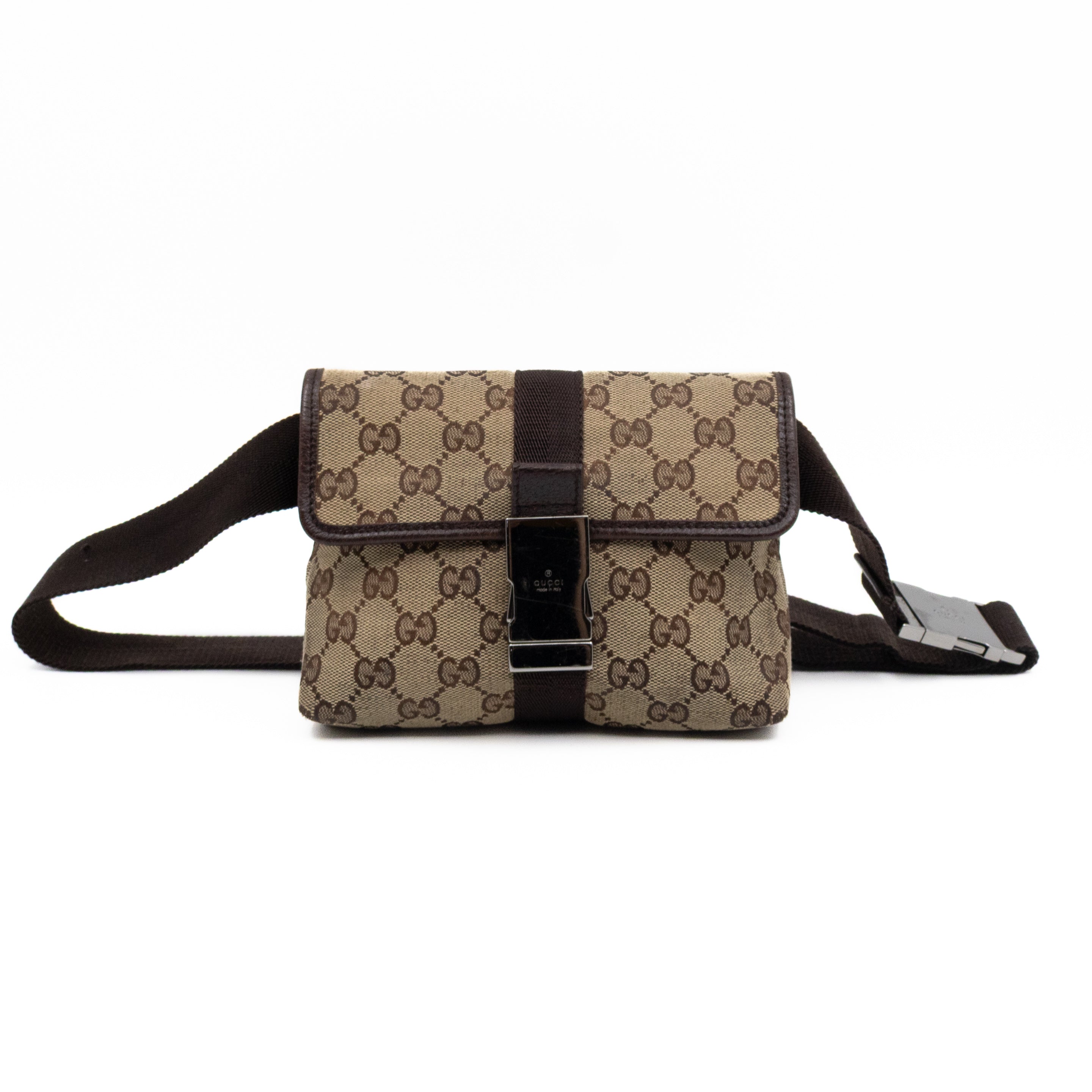 Waist Bag GG Canvas Brown