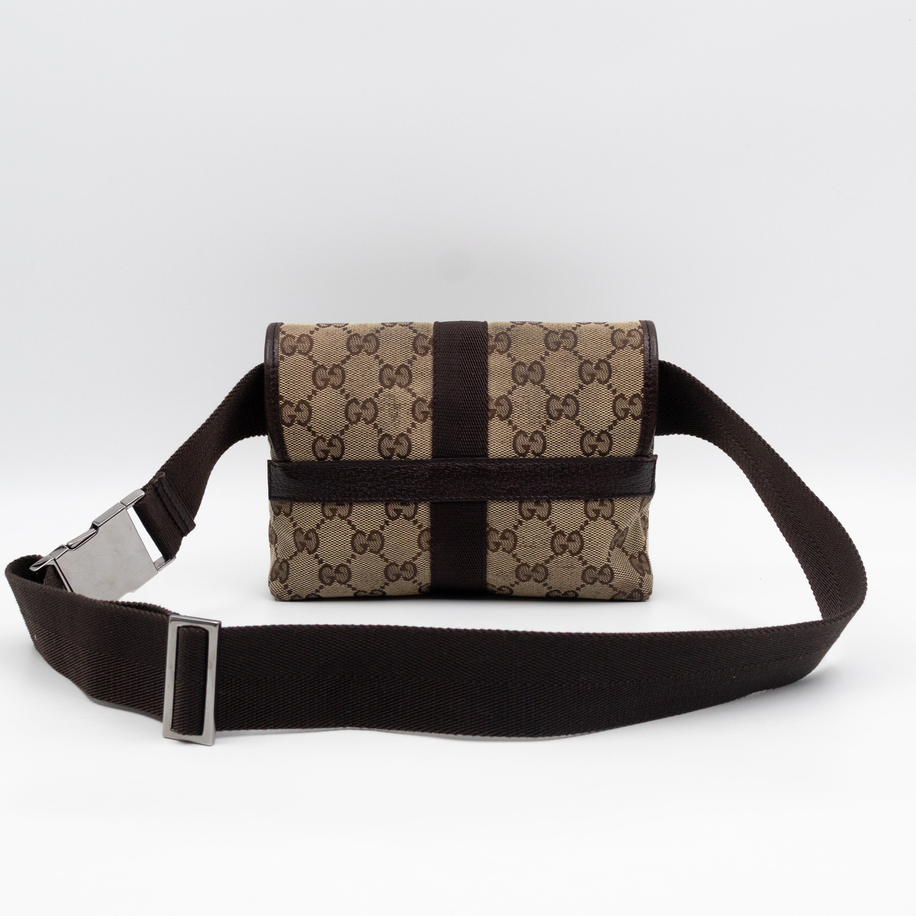 Waist Bag GG Canvas Brown