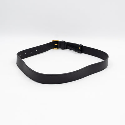 GG Marmont Matelasse Mini Belt Bag Black Leather 85 cm