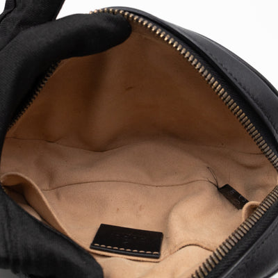 GG Marmont Matelasse Mini Belt Bag Black Leather 85 cm