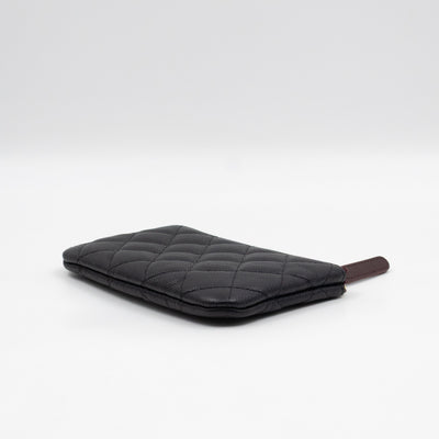 Classic Mini O Case Pouch Black Caviar Leather