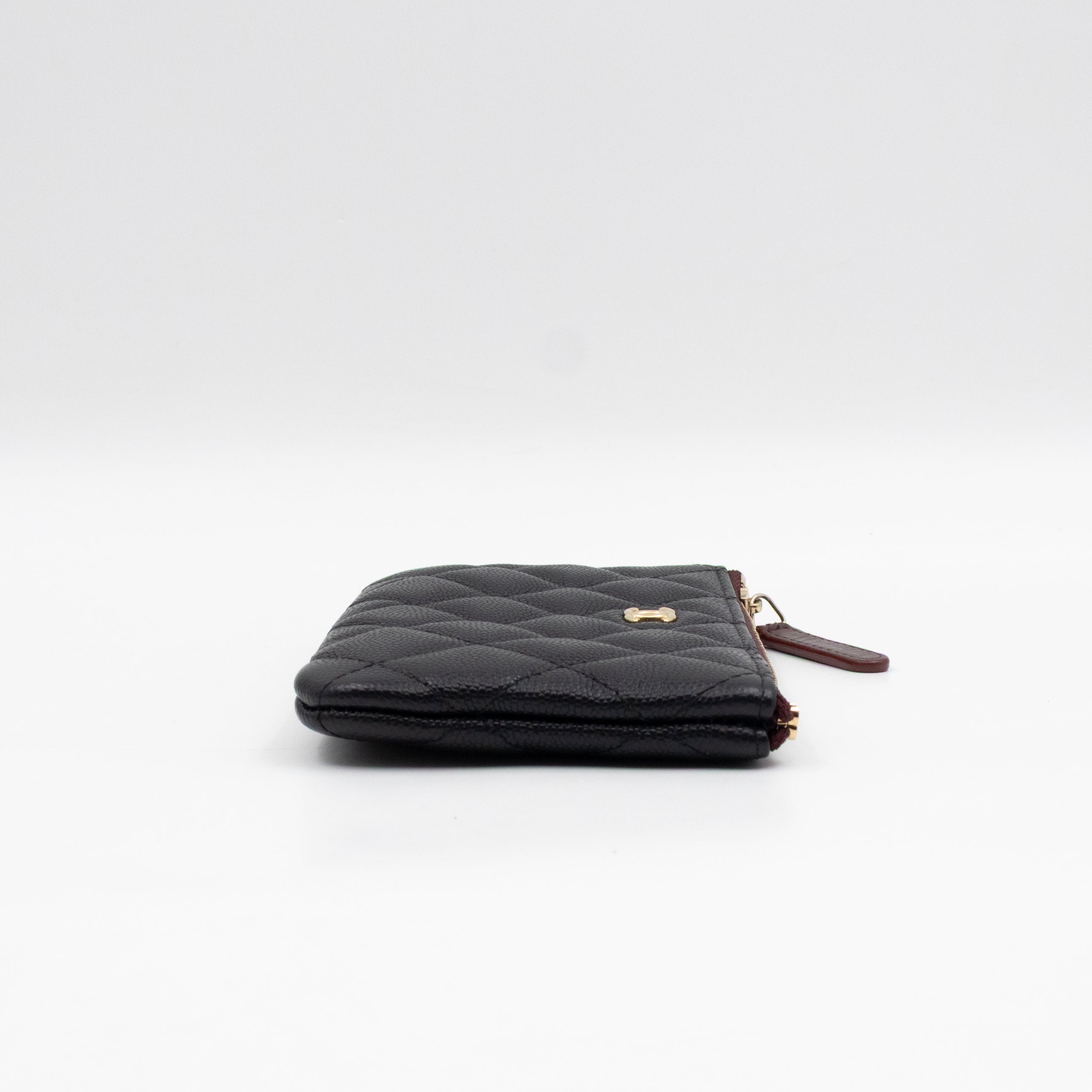 Classic Mini O Case Pouch Black Caviar Leather
