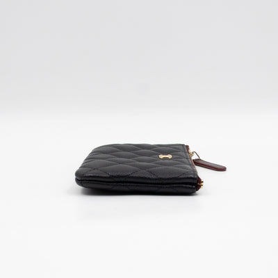 Classic Mini O Case Pouch Black Caviar Leather