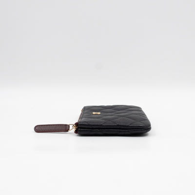 Classic Mini O Case Pouch Black Caviar Leather