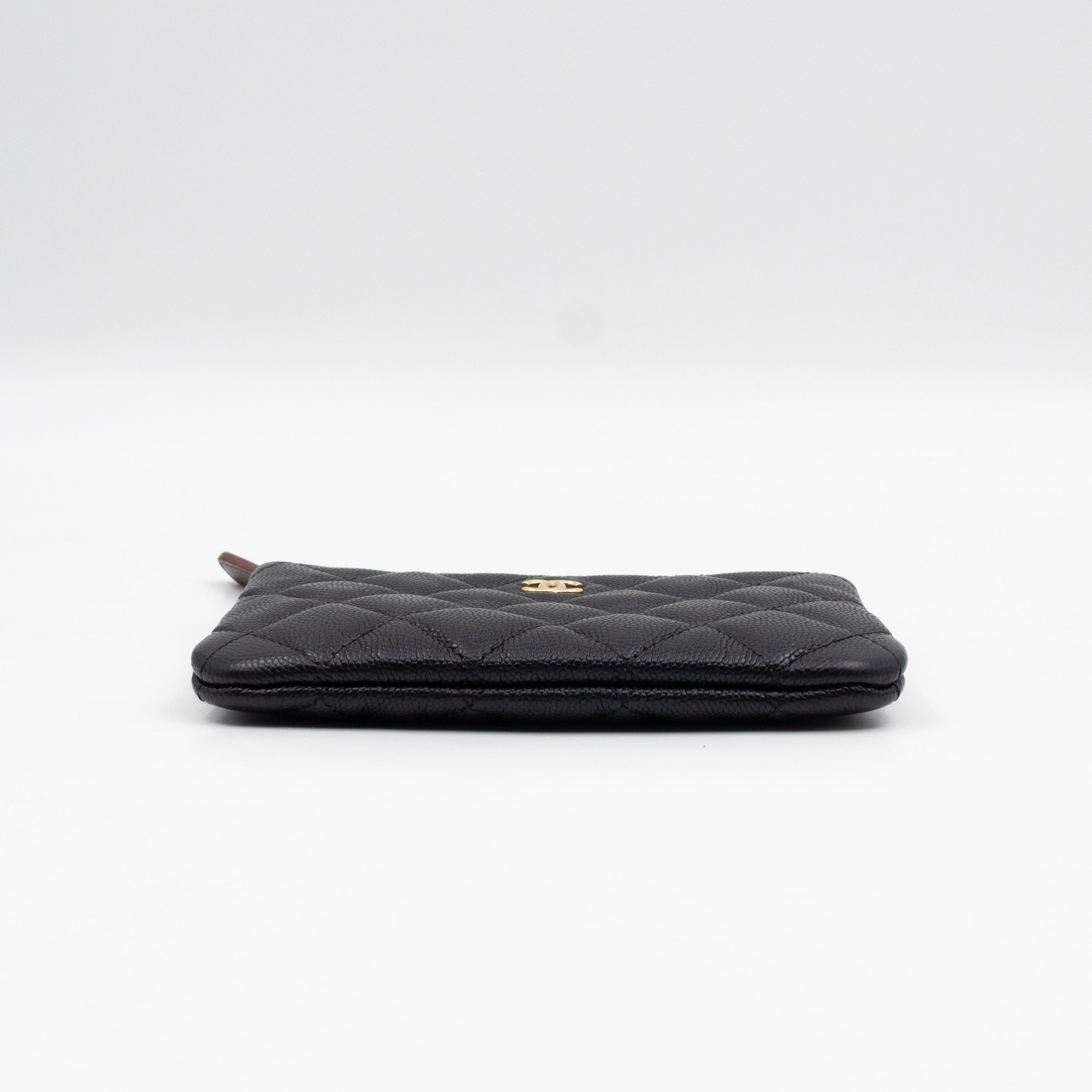 Classic Mini O Case Pouch Black Caviar Leather