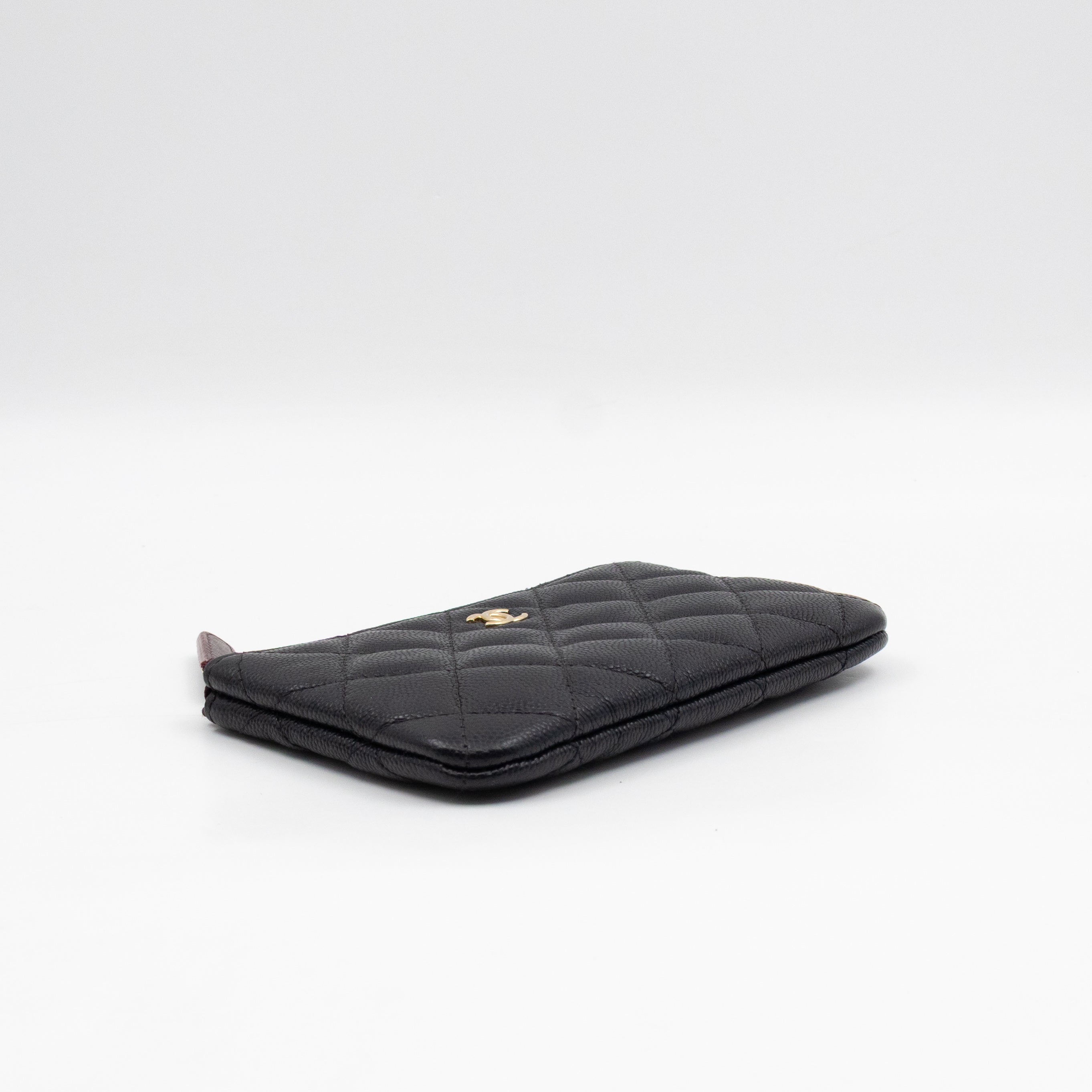 Classic Mini O Case Pouch Black Caviar Leather