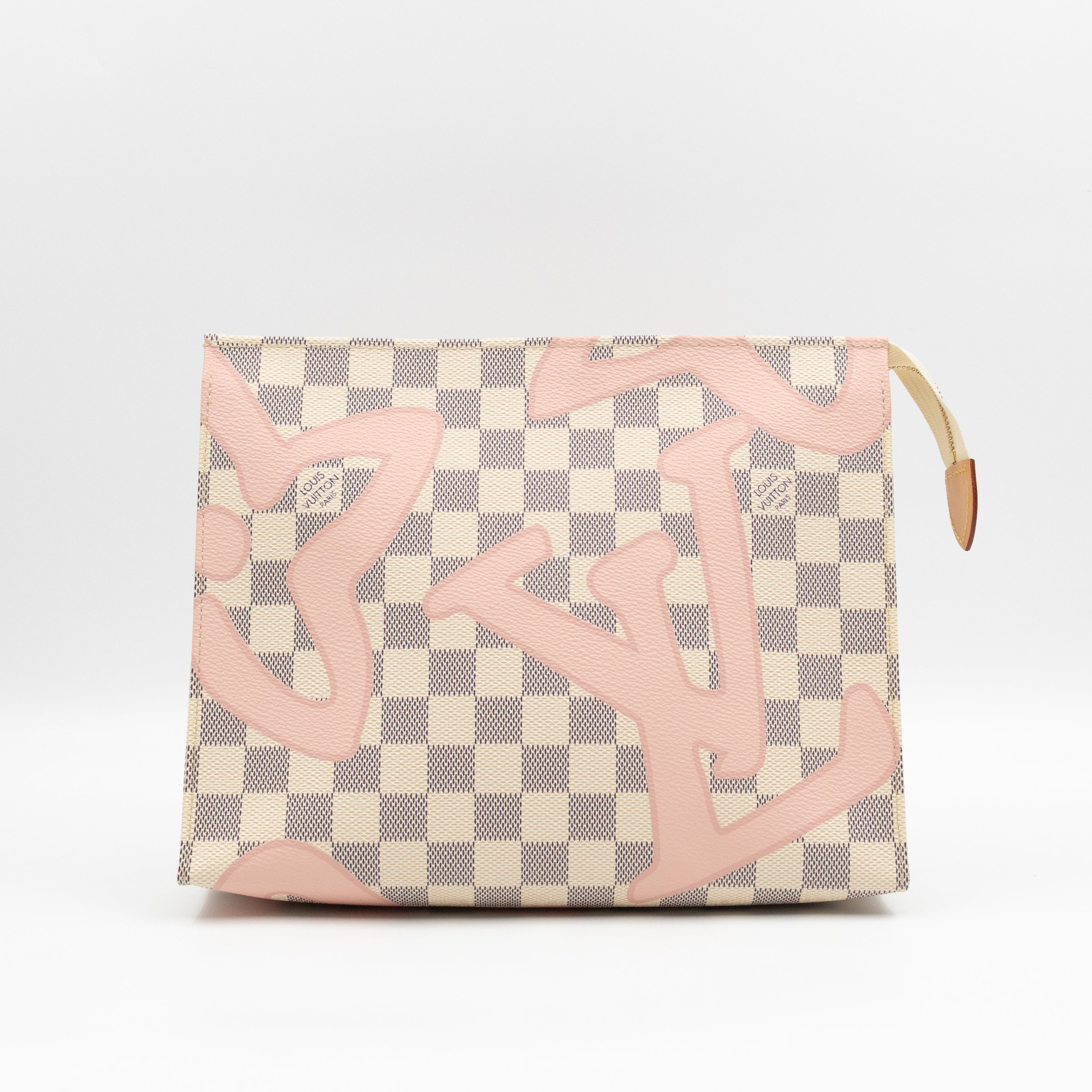 Toiletry Pouch 26 Tahitienne Damier Azur