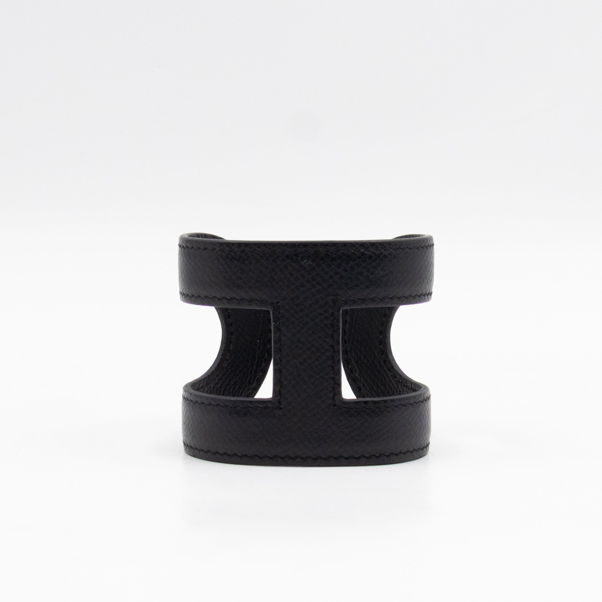 Ano Cuff Bracelet Black Leather