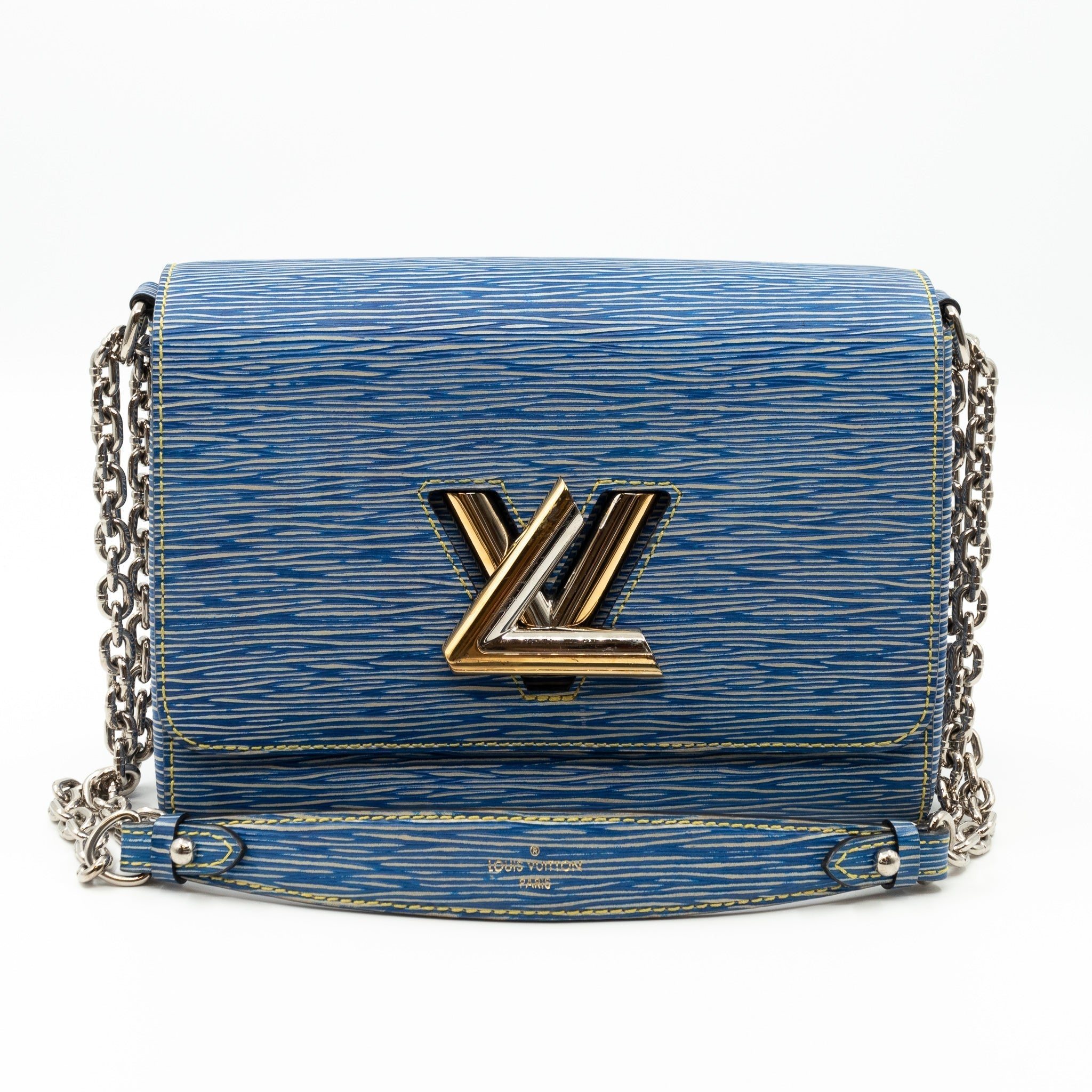 Twist MM Epi Leather Denim
