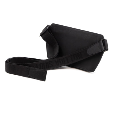 LV Aerogram Takeoff Sling Bag Black Leather