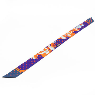 Twilly Scarf Love Heart Brides De Gala Ultra Violet