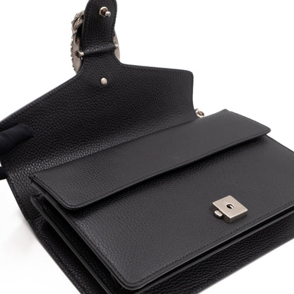 Dionysus Small Black Leather