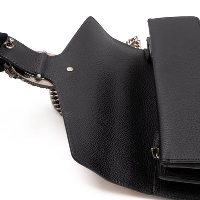 Dionysus Small Black Leather