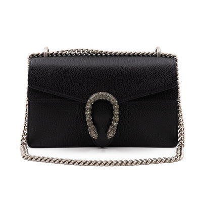 Dionysus Small Black Leather