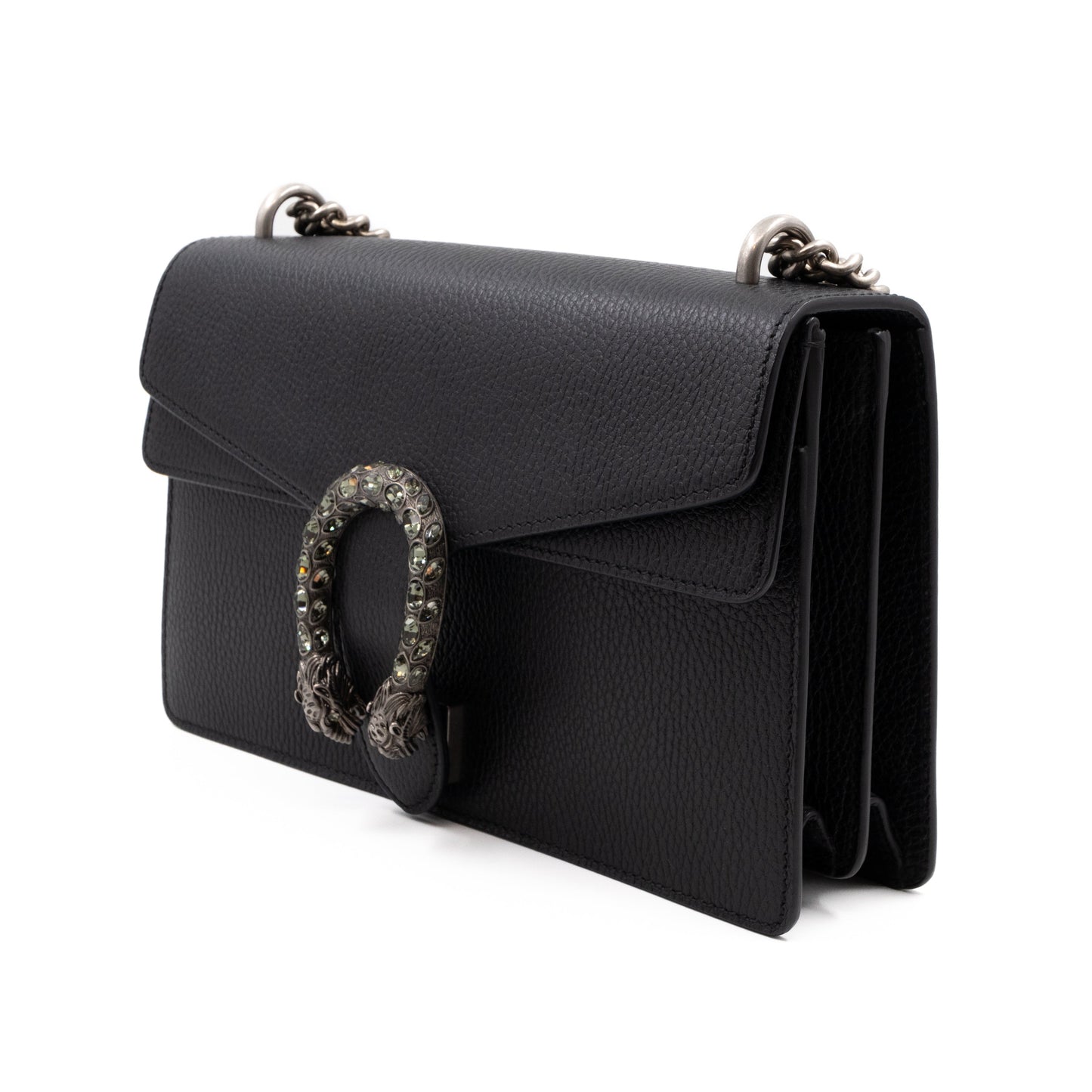 Dionysus Small Black Leather