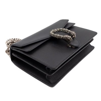Dionysus Small Black Leather