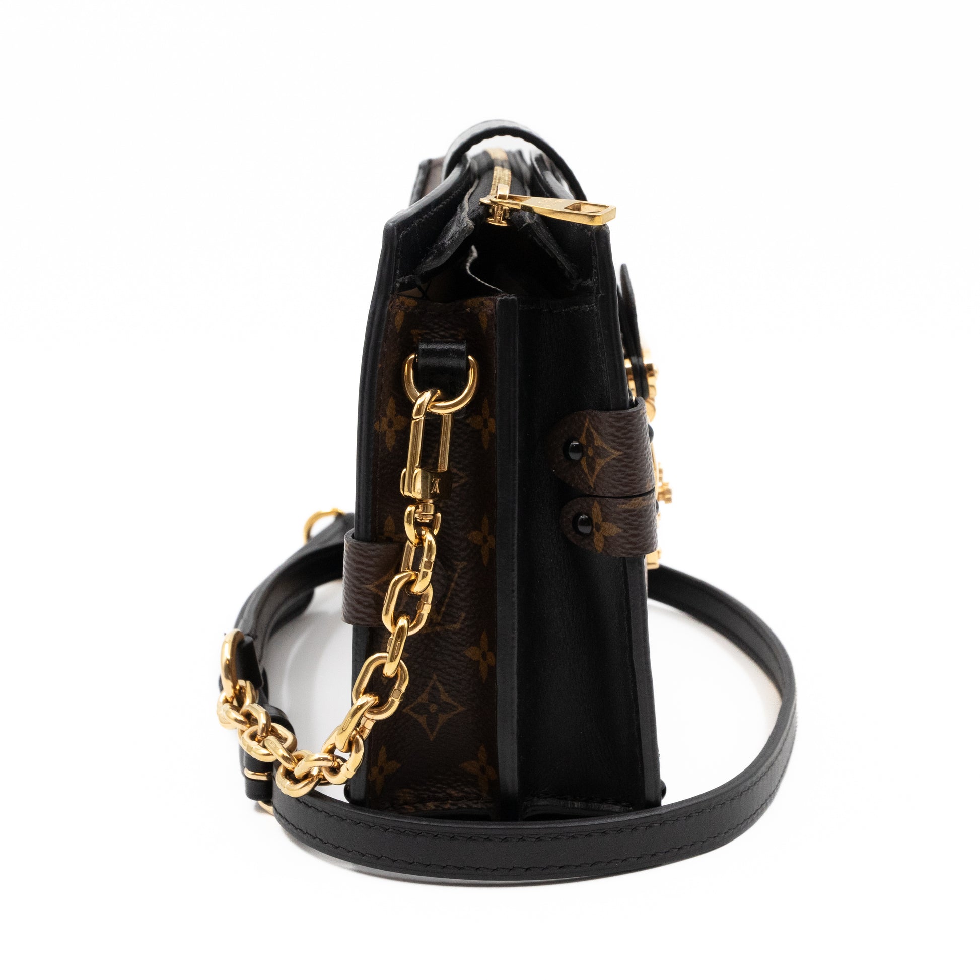 Trunk Clutch Reverse Monogram – Keeks Designer Handbags