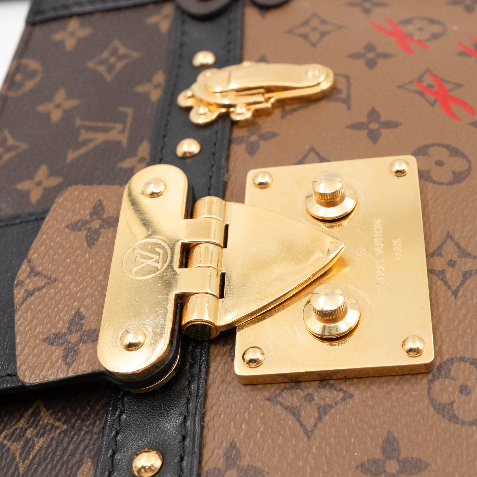 Louis Vuitton Monogram Canvas Trunk Clutch Reverse Bag - Yoogi's Closet